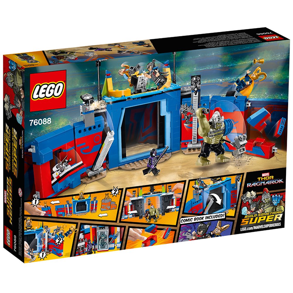 Foto 7 | Kit De Construcción Lego Super Heroes Thor Vs. Hulk Arena Clash - Venta Internacional.