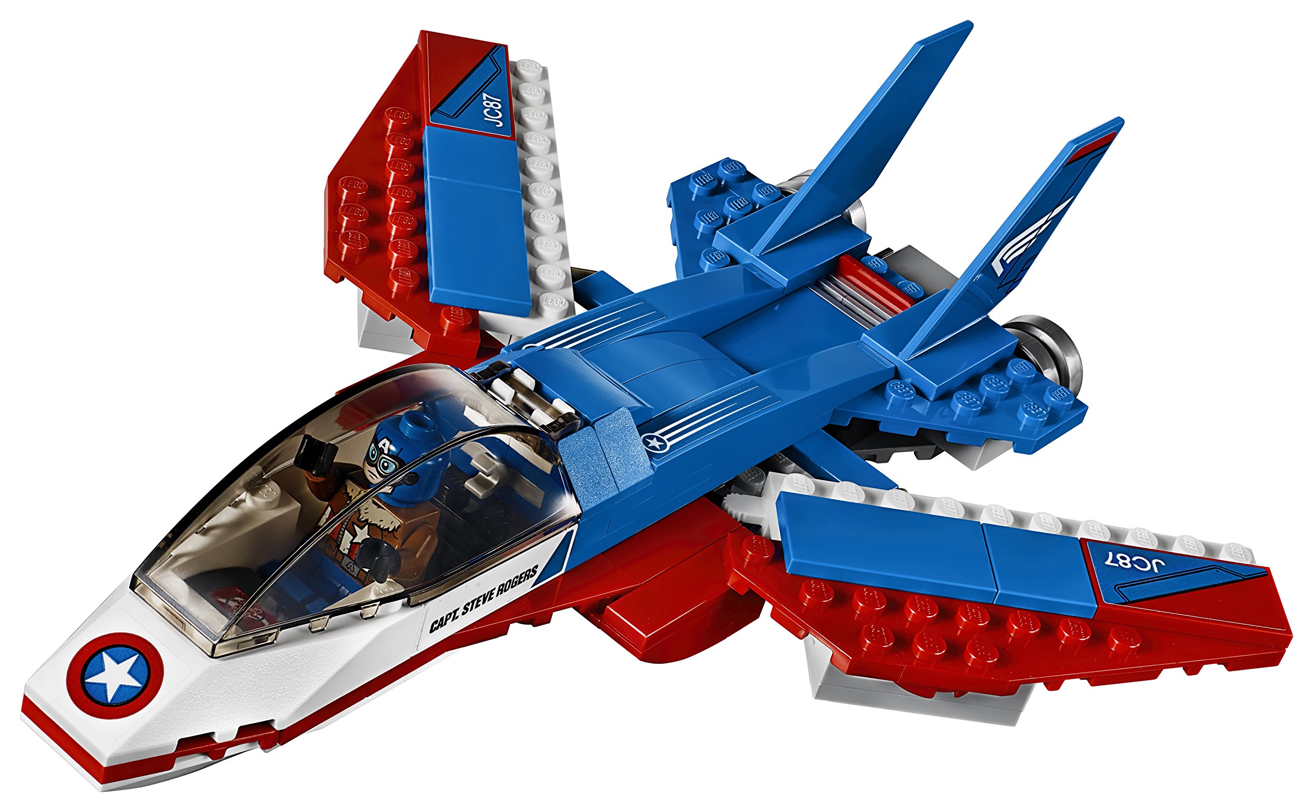 Foto 6 pulgar | Kit de Construcción Lego Super Héroes Capitán América Jet 76076 - Venta Internacional