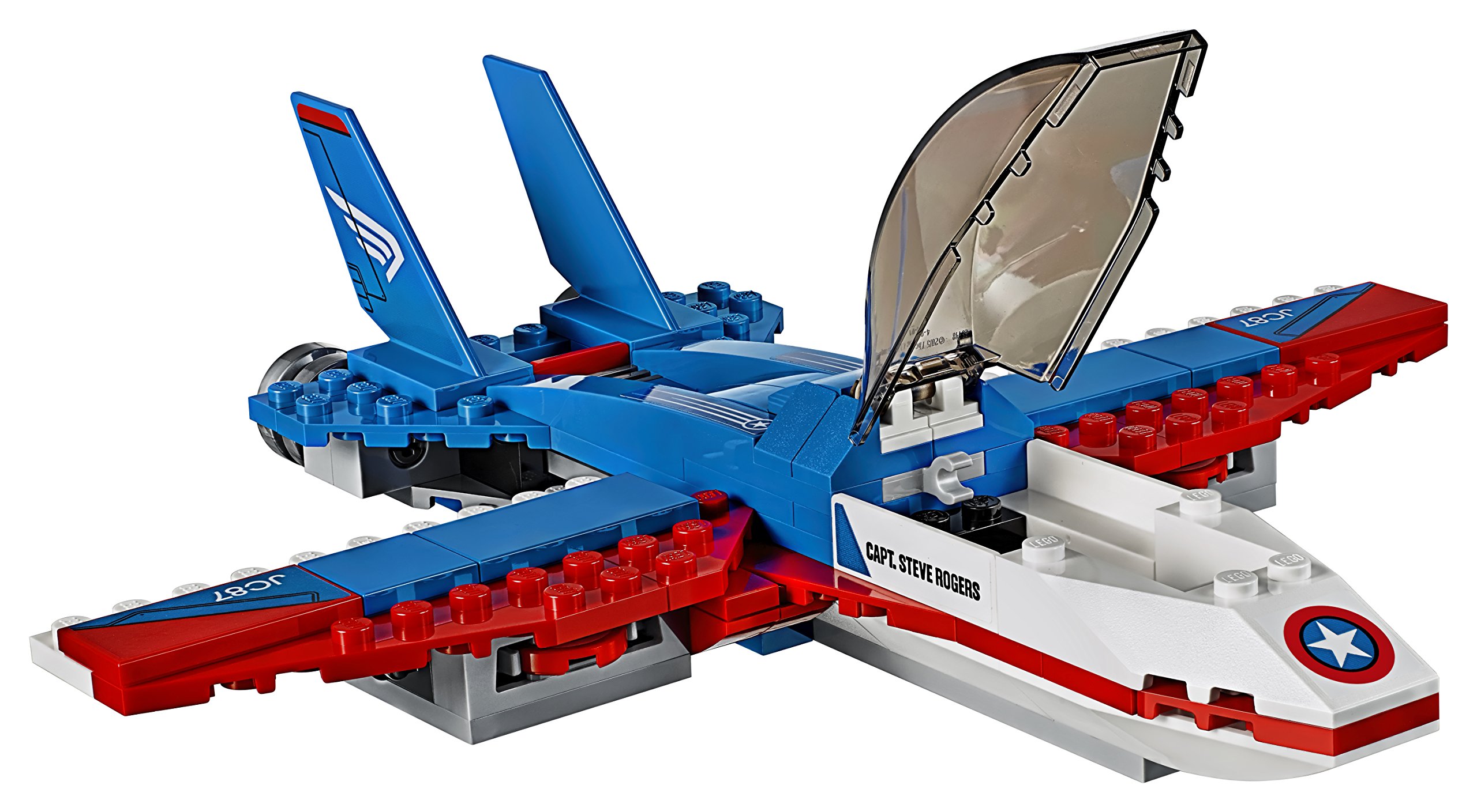 Foto 7 pulgar | Kit de Construcción Lego Super Héroes Capitán América Jet 76076 - Venta Internacional
