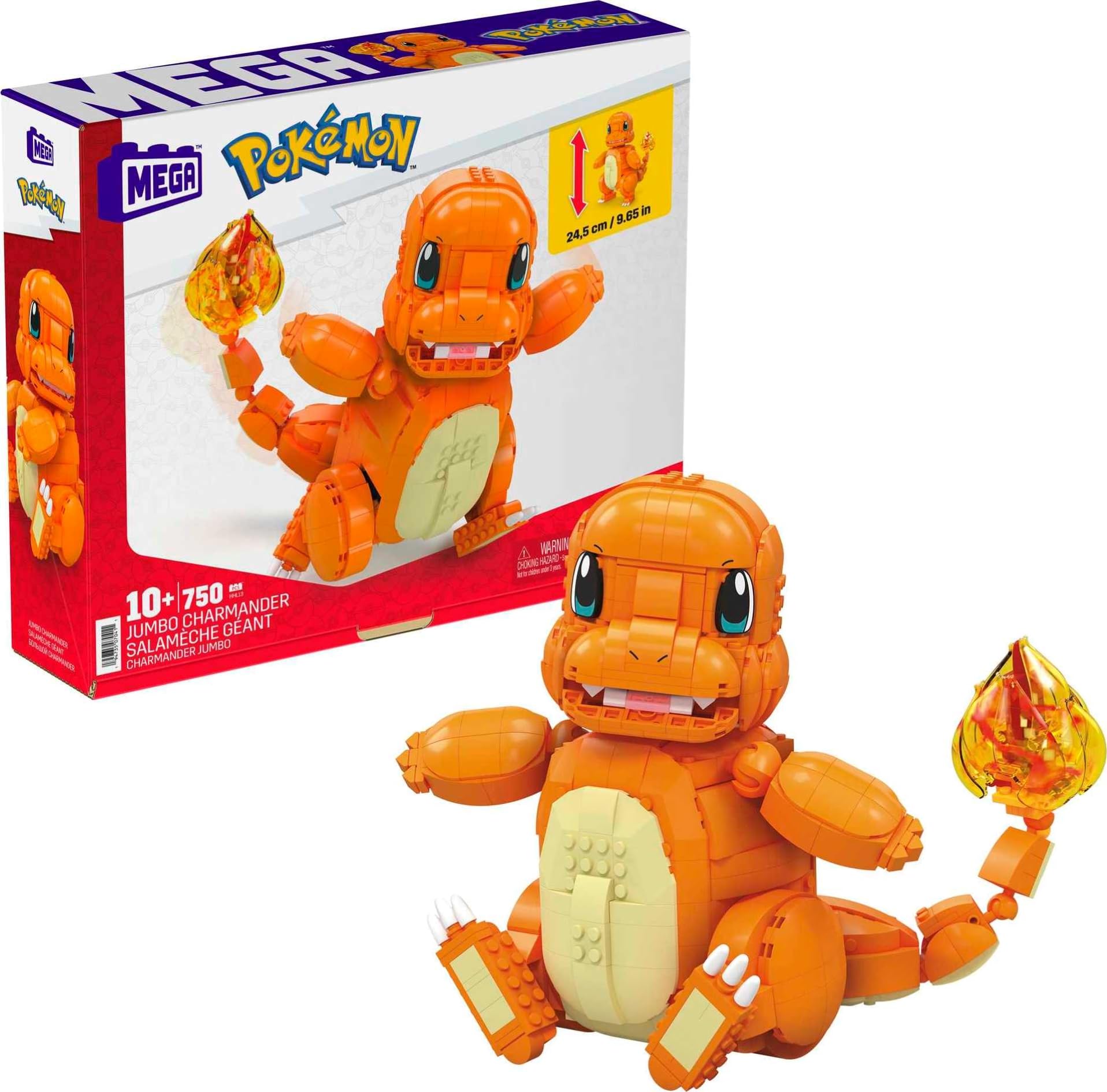 Foto 2 pulgar | Set De Construcción Mega Pokémon Jumbo Charmander Con 750 Ladrillos - Venta Internacional.