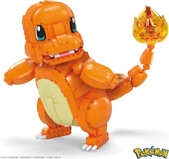 Foto 2 | Set De Construcción Mega Pokémon Jumbo Charmander Con 750 Ladrillos - Venta Internacional.