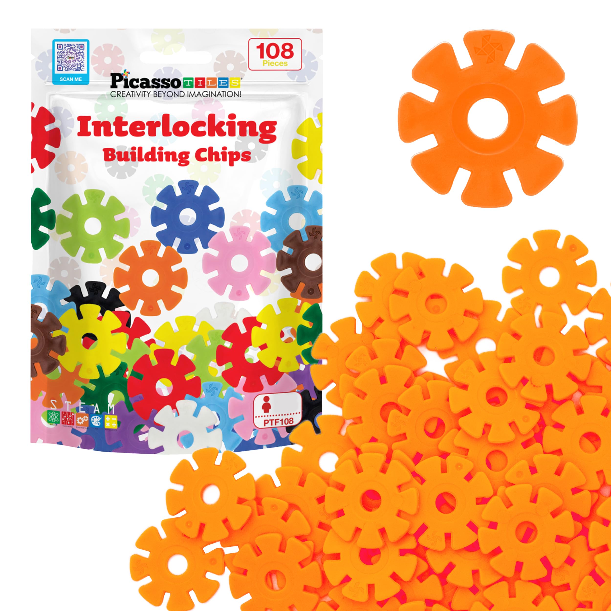Foto 1 | Bloques De Construcción, Discos Entrelazados, Chips De Construcción, Picassotiles - Venta Internacional.