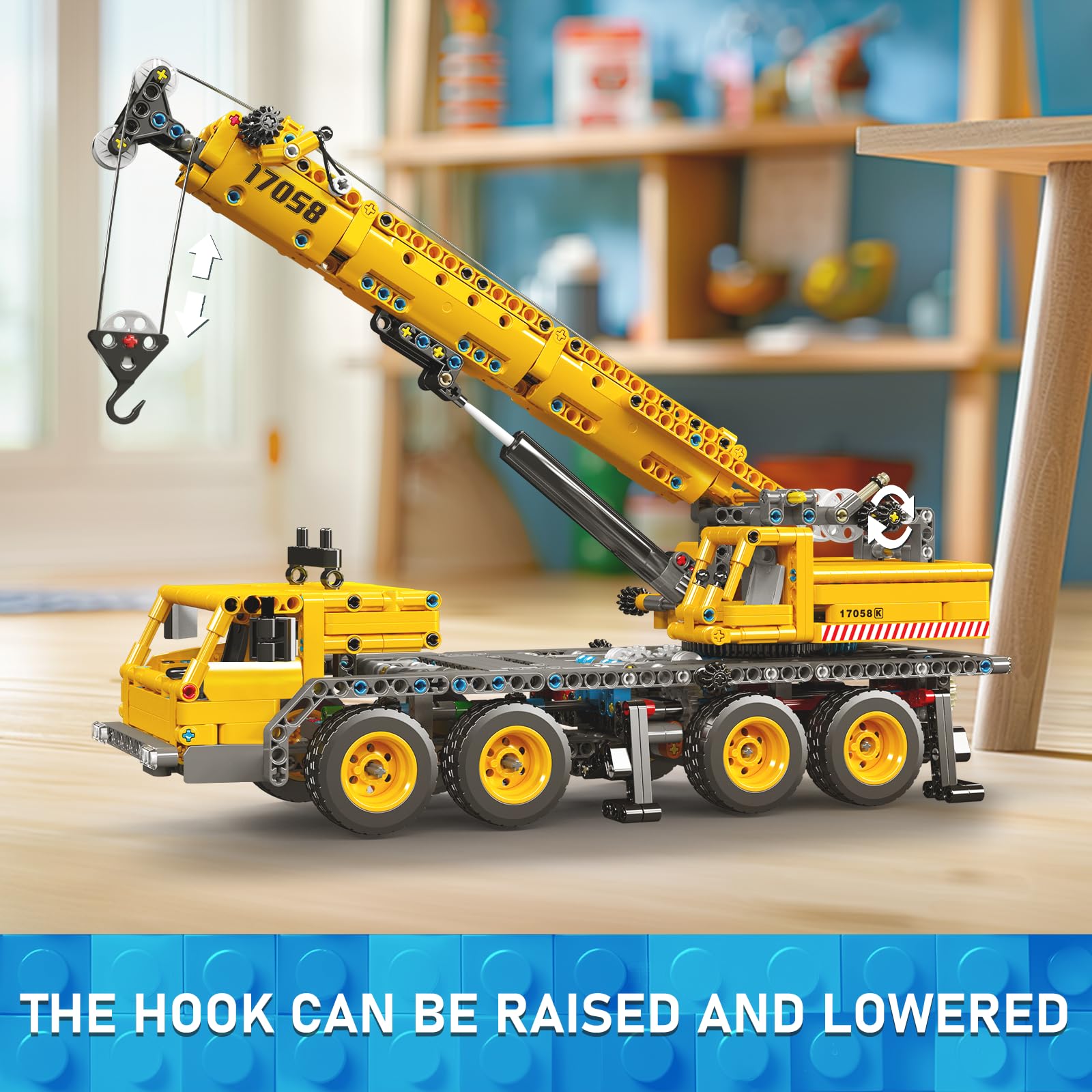 Foto 8 pulgar | Set De Construcción Mould King City Mobile Crane Truck 17058 997 Piezas - Venta Internacional.