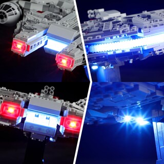 Foto 3 | Kit De Iluminación Briksmax Para Lego Star Wars Millennium Falcon 75375 - Venta Internacional.