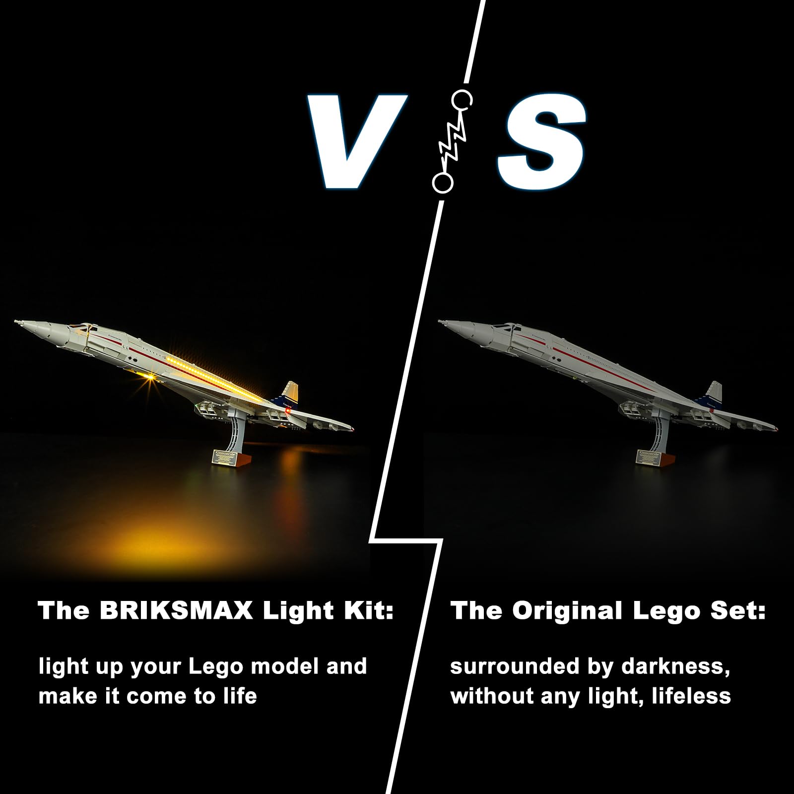 Foto 6 | Kit De Iluminación Briksmax Para Lego Icons Concorde 10318 Set - Venta Internacional.