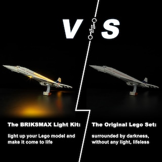 Foto 6 | Kit De Iluminación Briksmax Para Lego Icons Concorde 10318 Set - Venta Internacional.