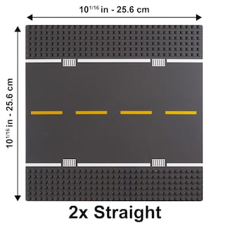 Foto 4 | Placas Base De Bloques De Construcción Apostrophe Games Road, 6 Unidades - Venta Internacional.