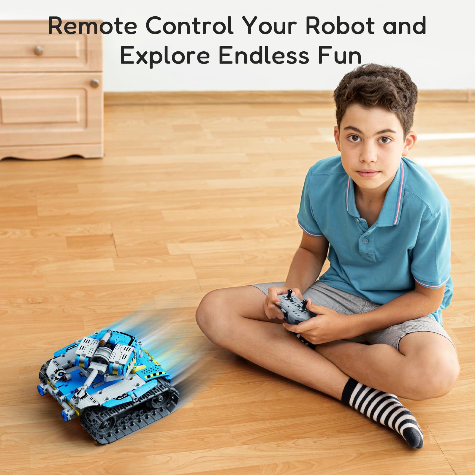 Foto 6 pulgar | Kit De Construcción De Robots Stem Sillbird 5 En 1 Con Control Remoto 8-13 - Venta Internacional.