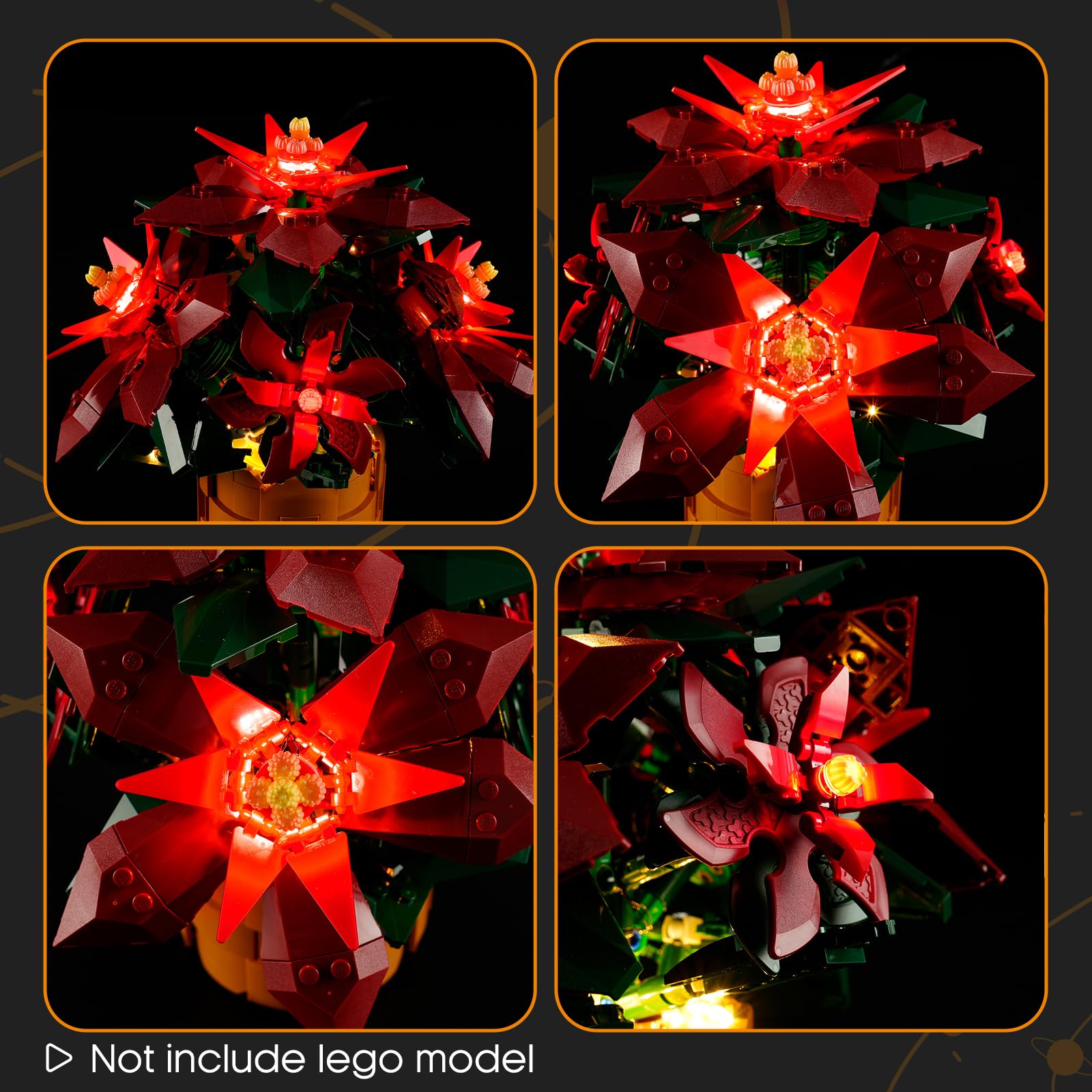 Foto 4 pulgar | Kit De Iluminación Lightailing Para Lego 10370 Poinsettia Con Led - Venta Internacional.