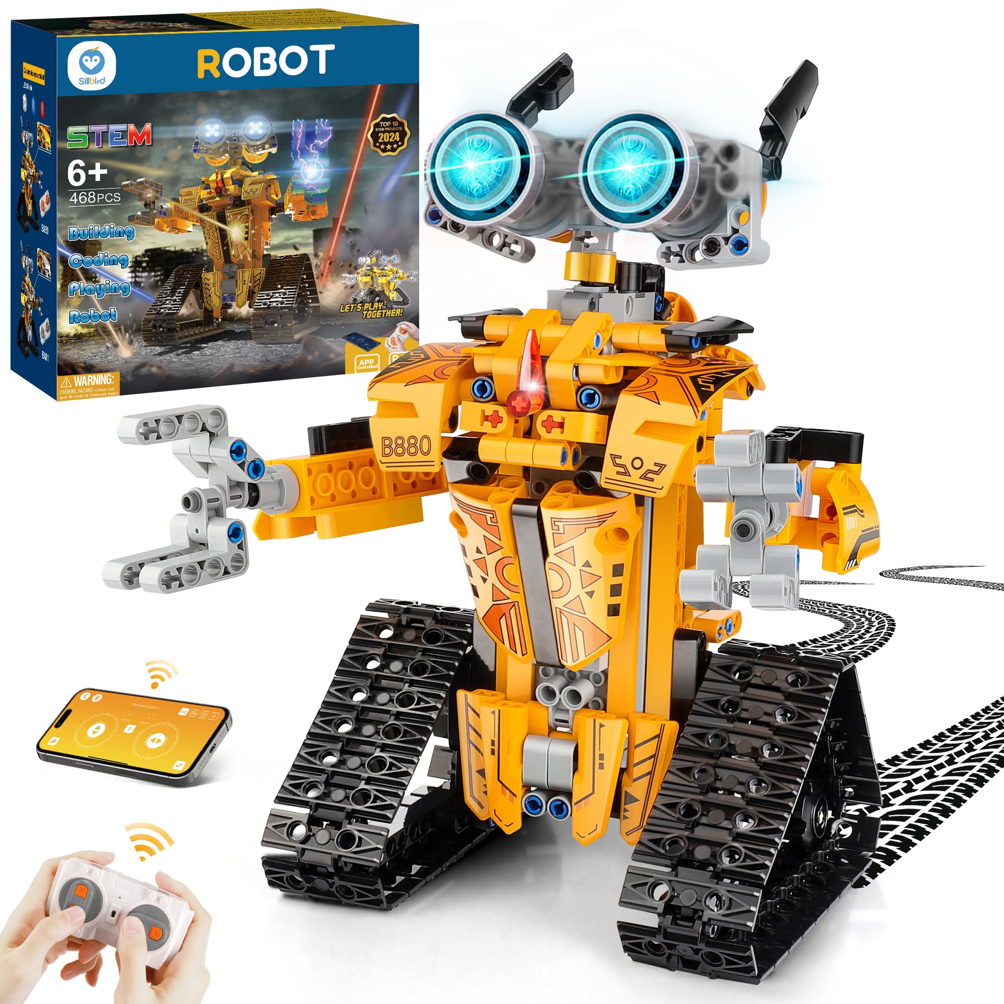 Foto 2 pulgar | Robot De Juguete Sillbird Para Niños De 8 A 12 Años Controlado A Distancia Y Mediante Una Aplicación - Venta Inter