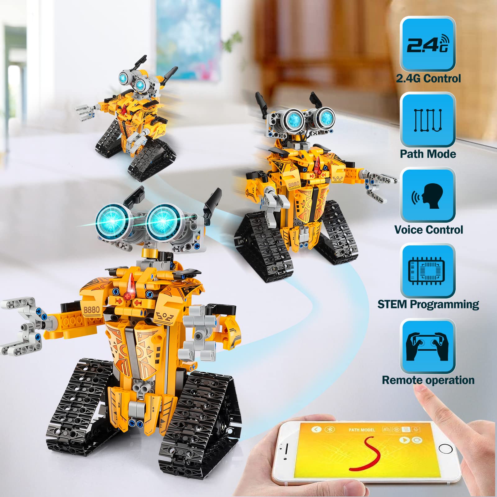 Foto 4 pulgar | Robot De Juguete Sillbird Para Niños De 8 A 12 Años Controlado A Distancia Y Mediante Una Aplicación - Venta Inter