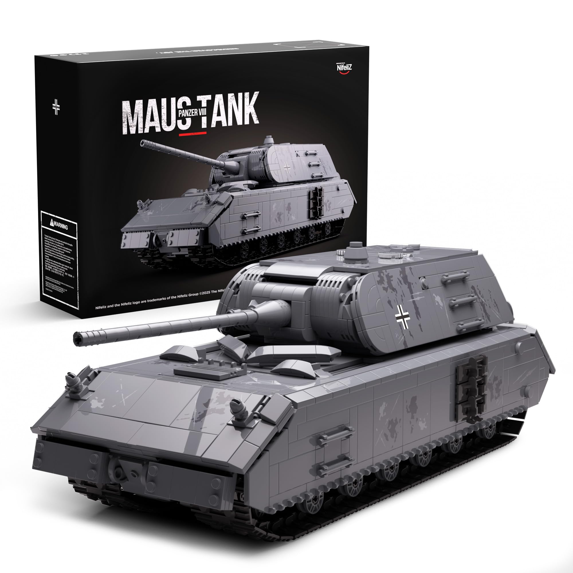 Foto 2 pulgar | Modelo De Construcción Nifeliz Maus Tank Ww2 Panzer Viii 2.252 Piezas - Venta Internacional.