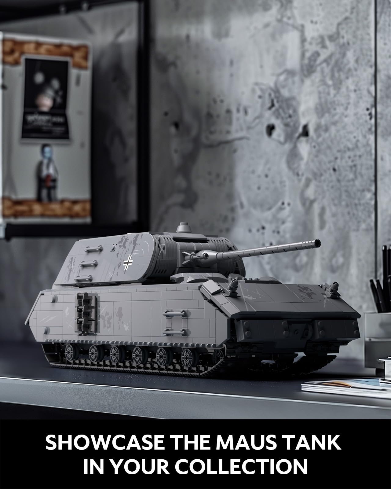 Foto 3 pulgar | Modelo De Construcción Nifeliz Maus Tank Ww2 Panzer Viii 2.252 Piezas - Venta Internacional.