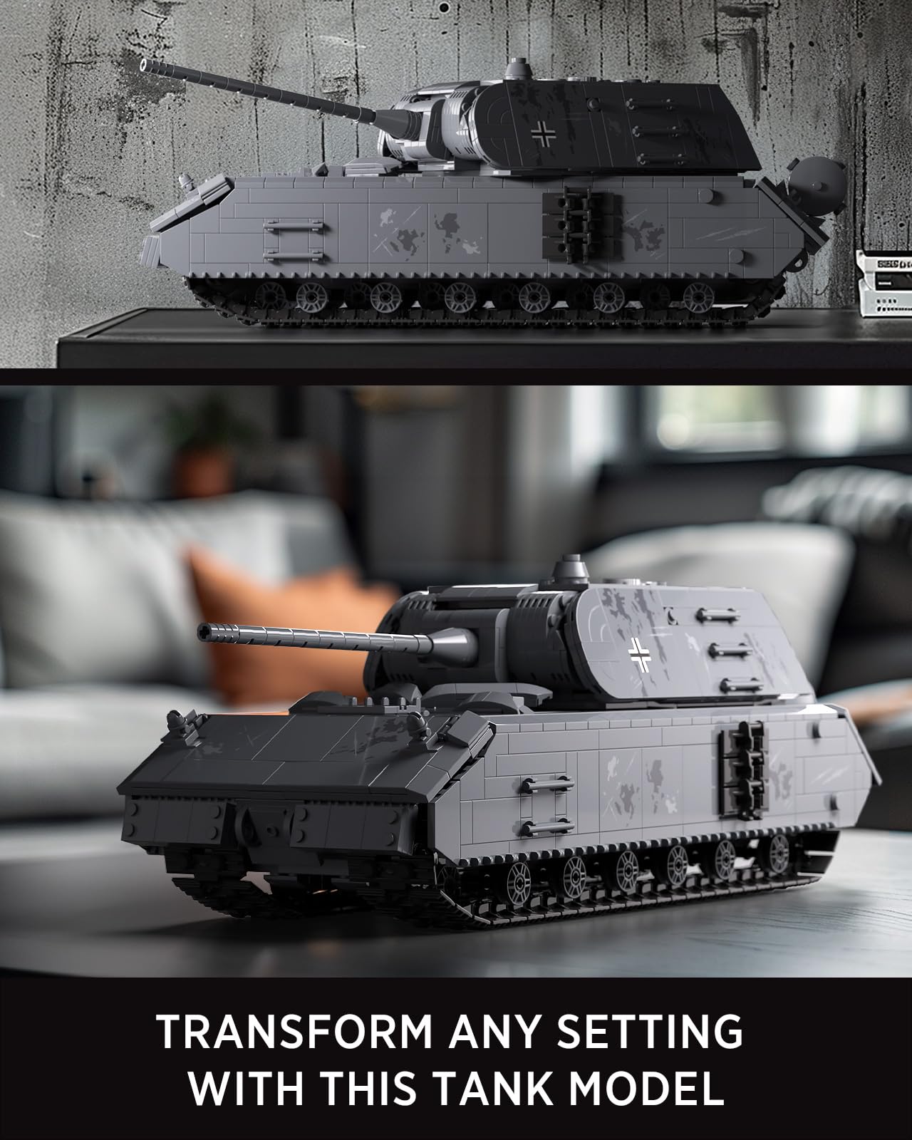 Foto 6 pulgar | Modelo De Construcción Nifeliz Maus Tank Ww2 Panzer Viii 2.252 Piezas - Venta Internacional.