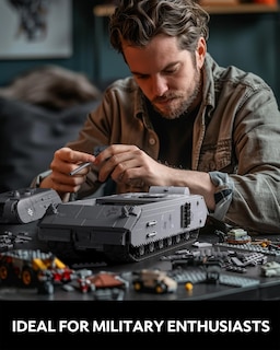 Foto 6 | Modelo De Construcción Nifeliz Maus Tank Ww2 Panzer Viii 2.252 Piezas - Venta Internacional.