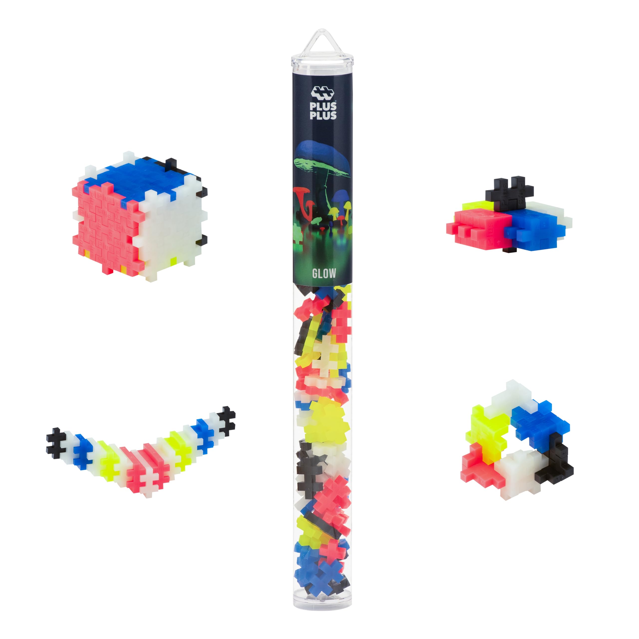 Foto 1 | Building Blocks Plus Plus De 70 Piezas Que Brillan En La Oscuridad - Venta Internacional.