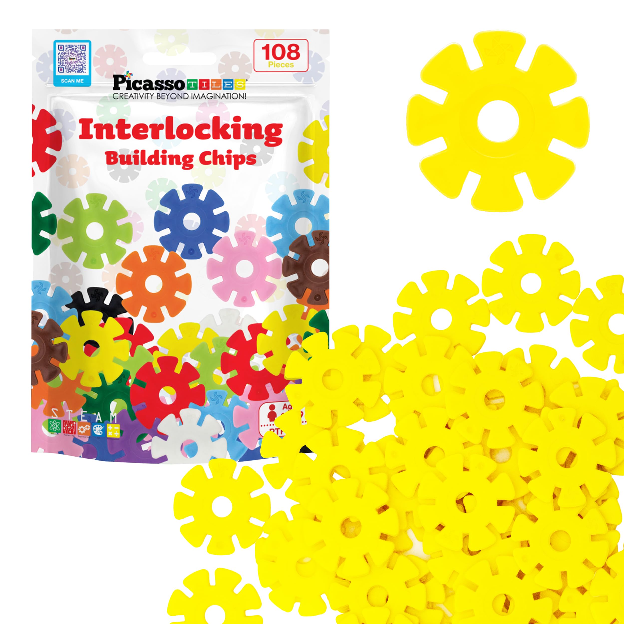 Foto 1 | Bloques De Construcción, Discos Entrelazados, Chips De Construcción, Picassotiles - Venta Internacional.