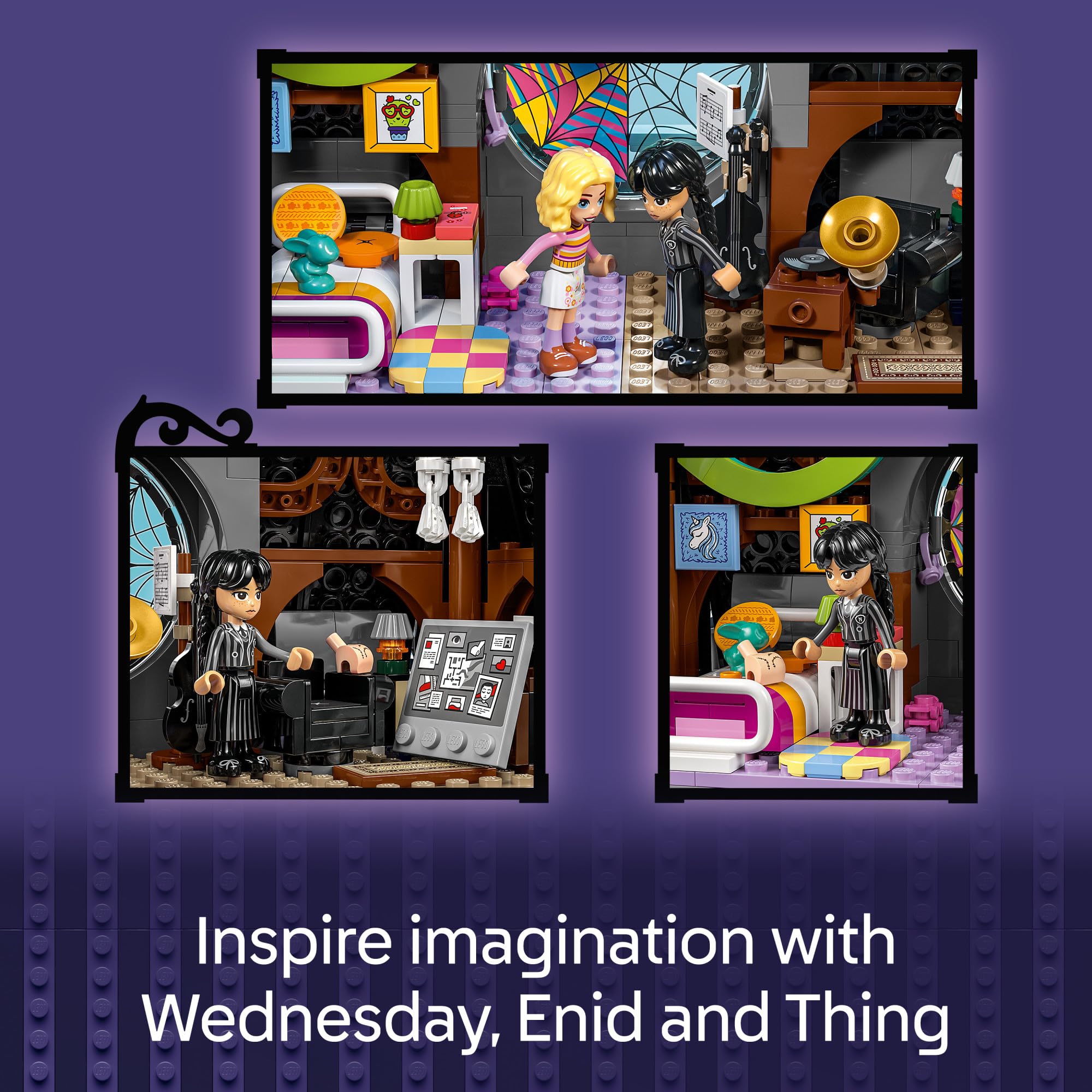 Foto 5 | Juguete De Construcción Lego Wednesday & Enid's Dorm Room 76781 - Venta Internacional.