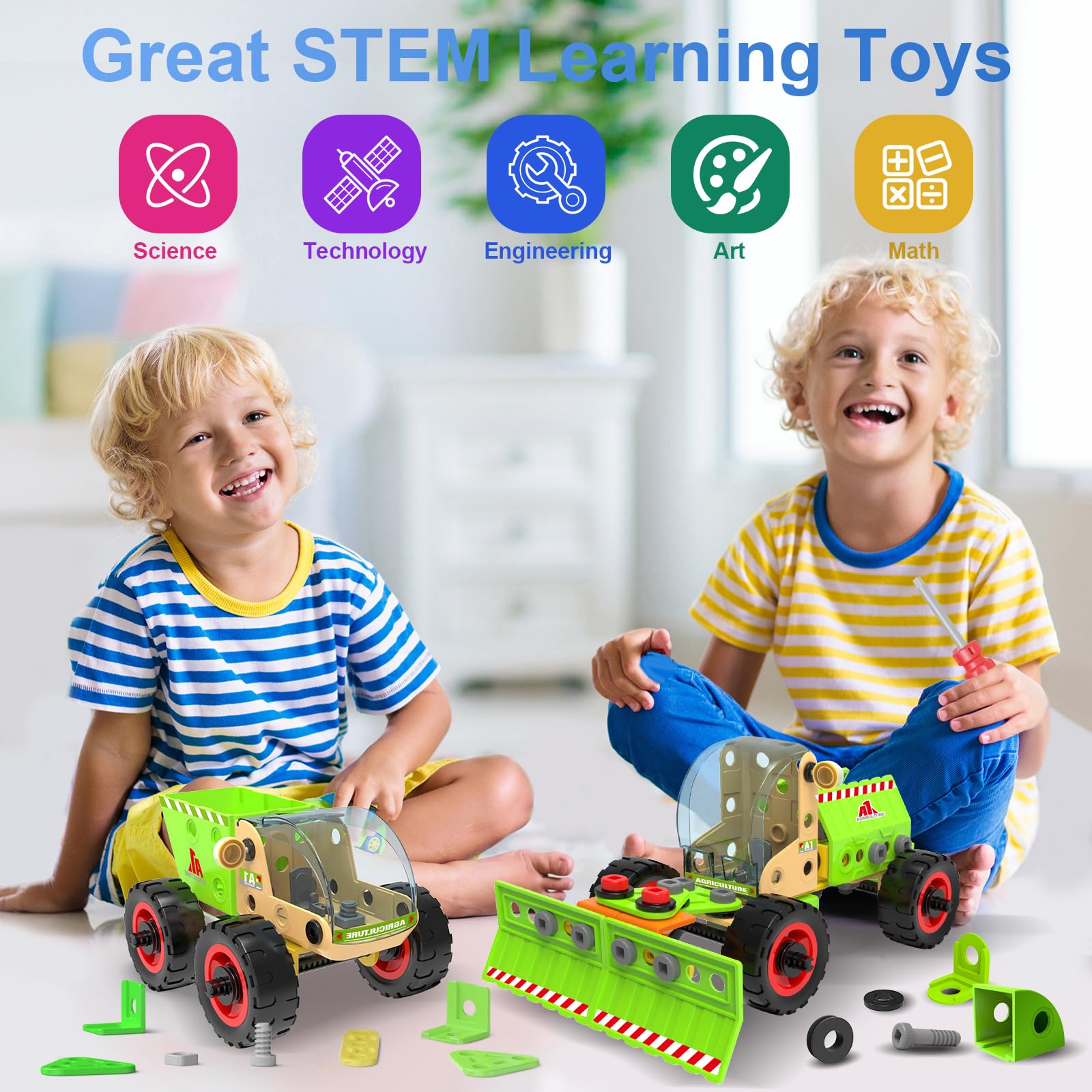 Foto 7 pulgar | Set Stem 14 En 1 De Building Toy Moontoy Para Niños De 4 A 9 Años - Venta Internacional.
