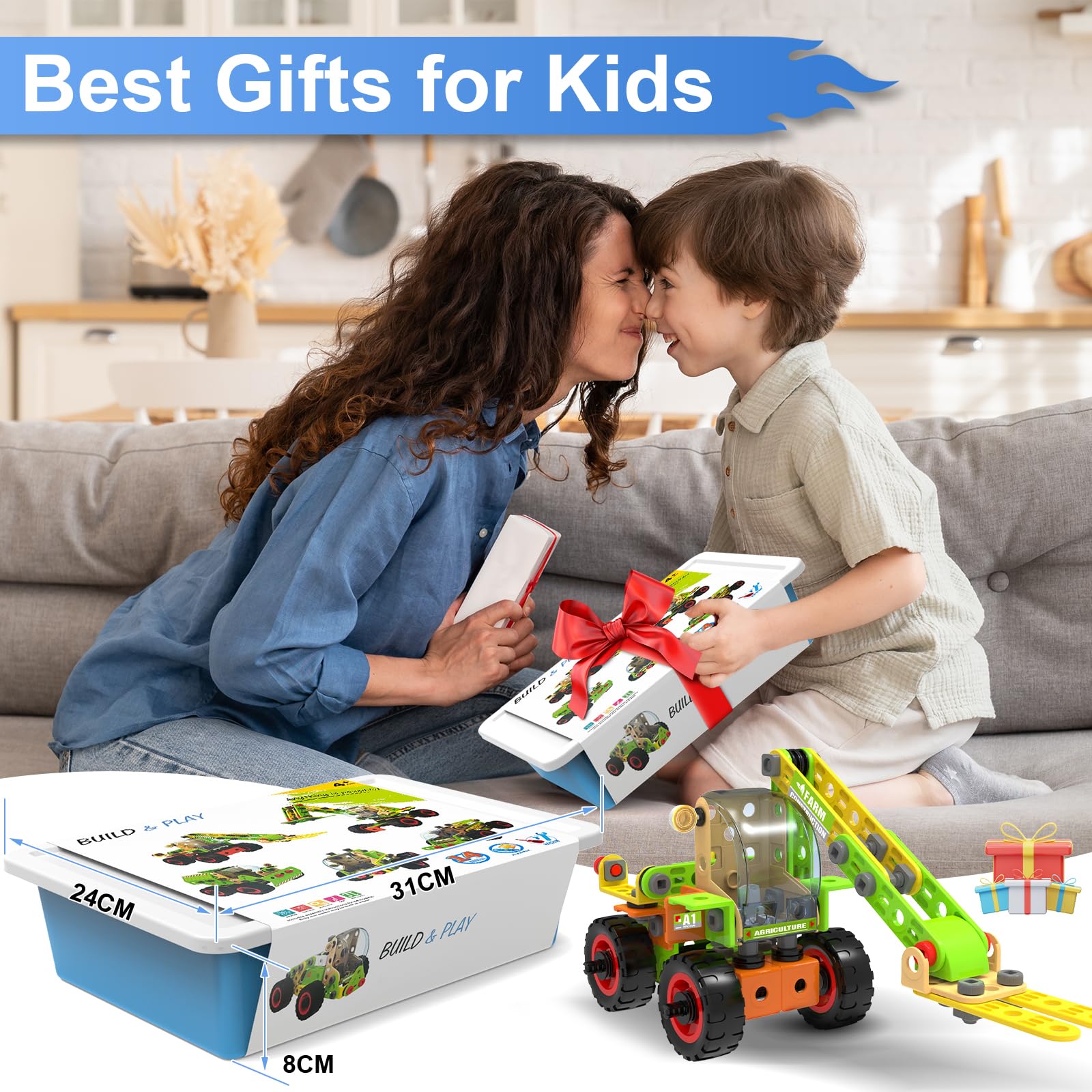 Foto 8 pulgar | Set Stem 14 En 1 De Building Toy Moontoy Para Niños De 4 A 9 Años - Venta Internacional.