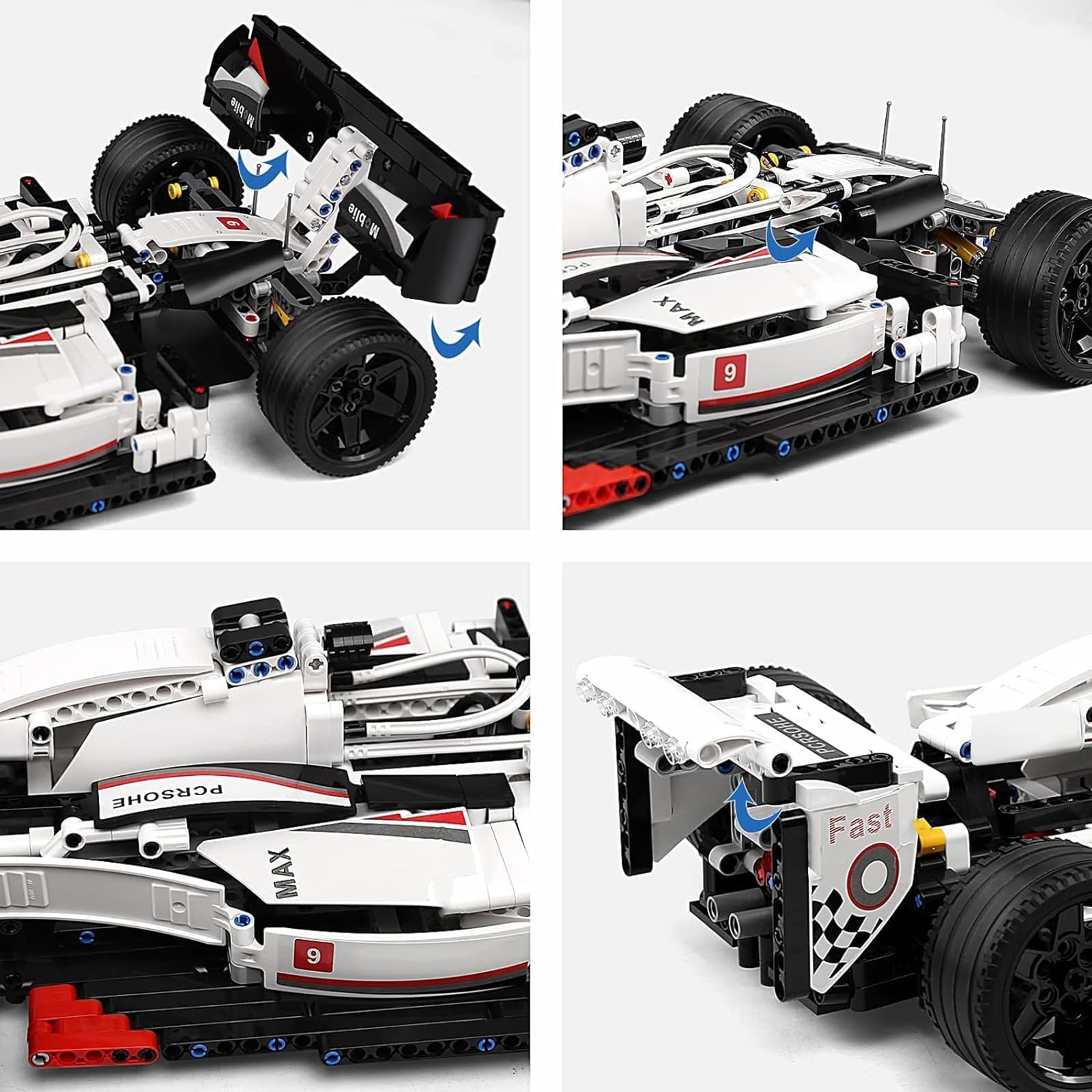 Foto 3 pulgar | Kit De Bloques De Construcción Mould King Technik Sports Car F1 1235 Unidades - Venta Internacional.