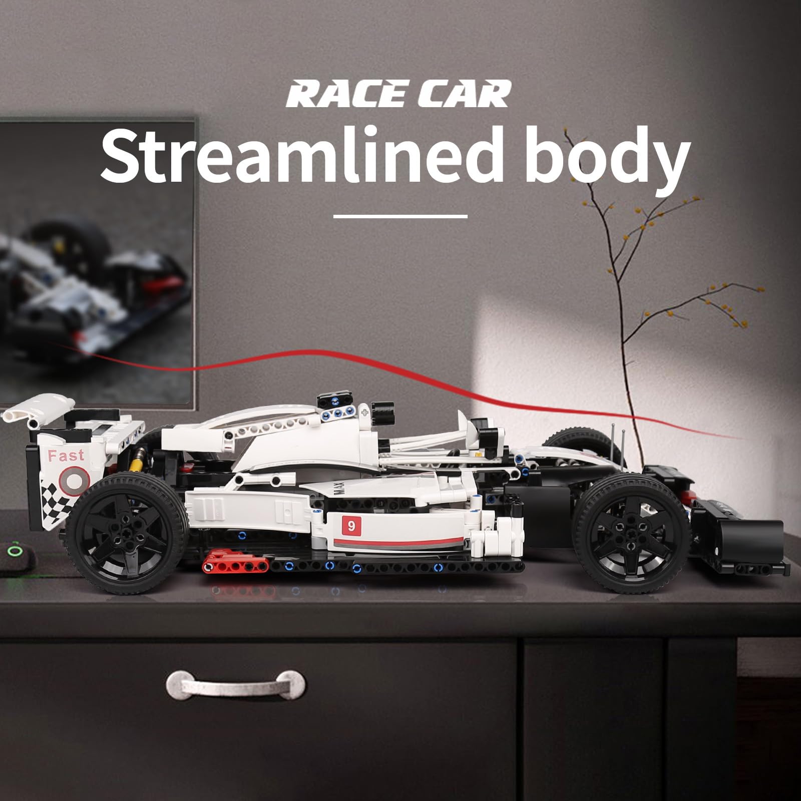 Foto 4 | Kit De Bloques De Construcción Mould King Technik Sports Car F1 1235 Unidades - Venta Internacional.