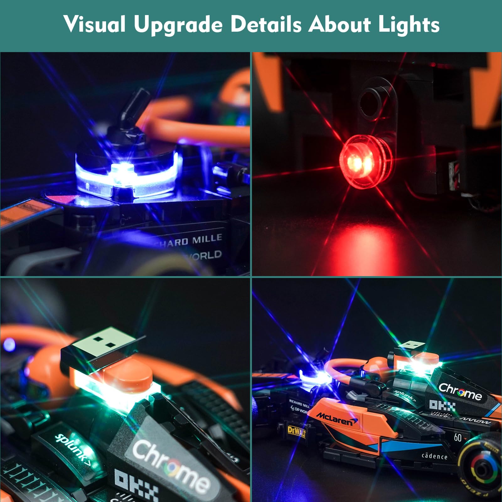 Foto 5 pulgar | Kit De Luces Led Vonado Compatible Con Lego 2023 Mclaren 76919 - Venta Internacional.