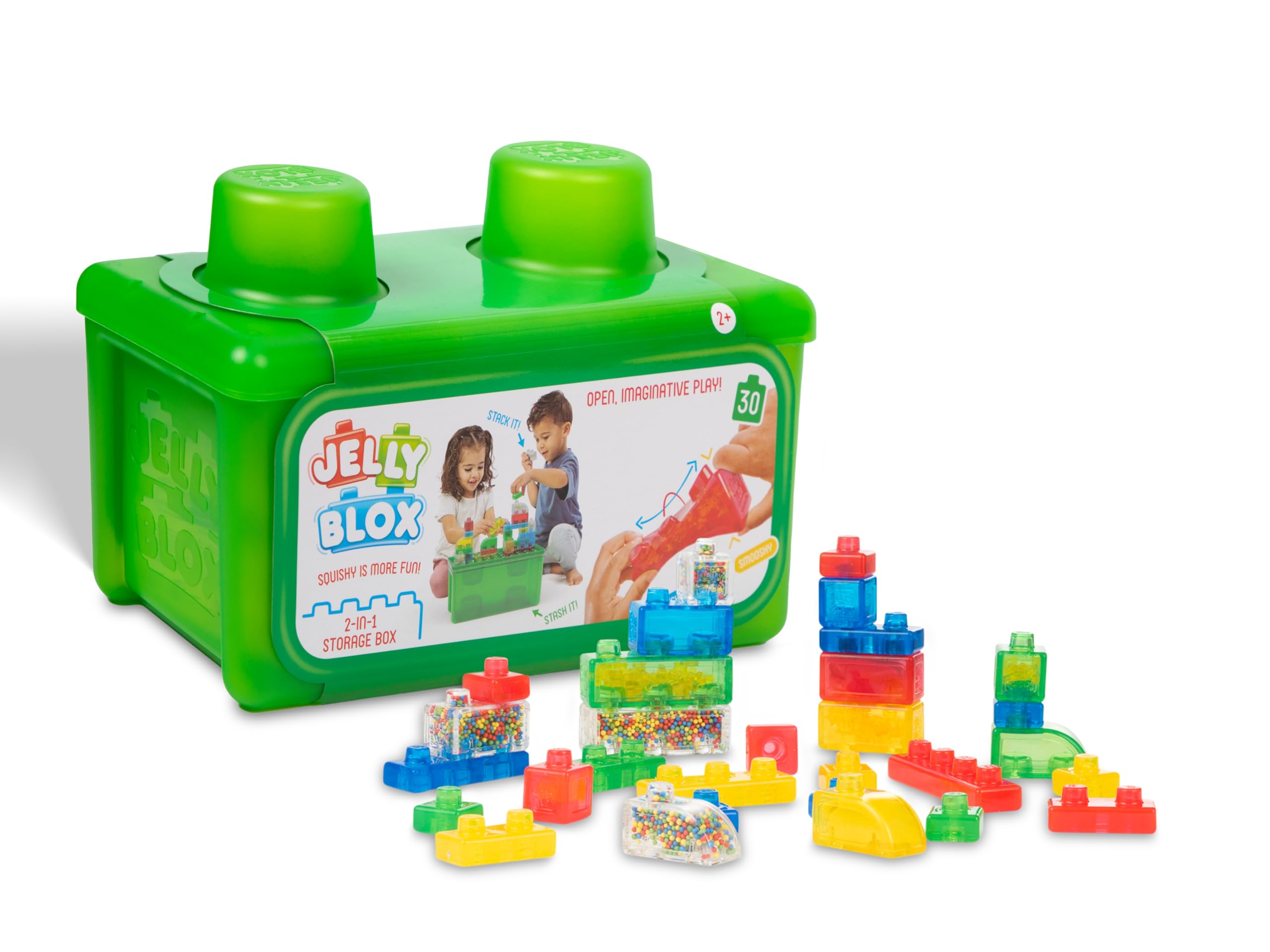 Bloques De Construcción Goliath Jelly Blox Stash 'n Stack Con 30 Bloques - Venta Internacional.