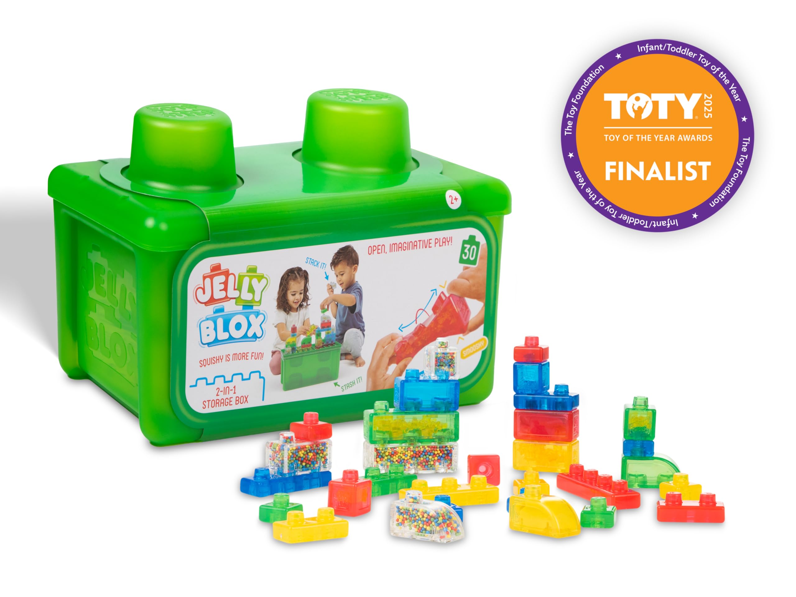 Foto 2 | Bloques De Construcción Goliath Jelly Blox Stash 'n Stack Con 30 Bloques - Venta Internacional.