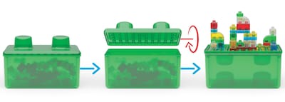 Foto 6 | Bloques De Construcción Goliath Jelly Blox Stash 'n Stack Con 30 Bloques - Venta Internacional.