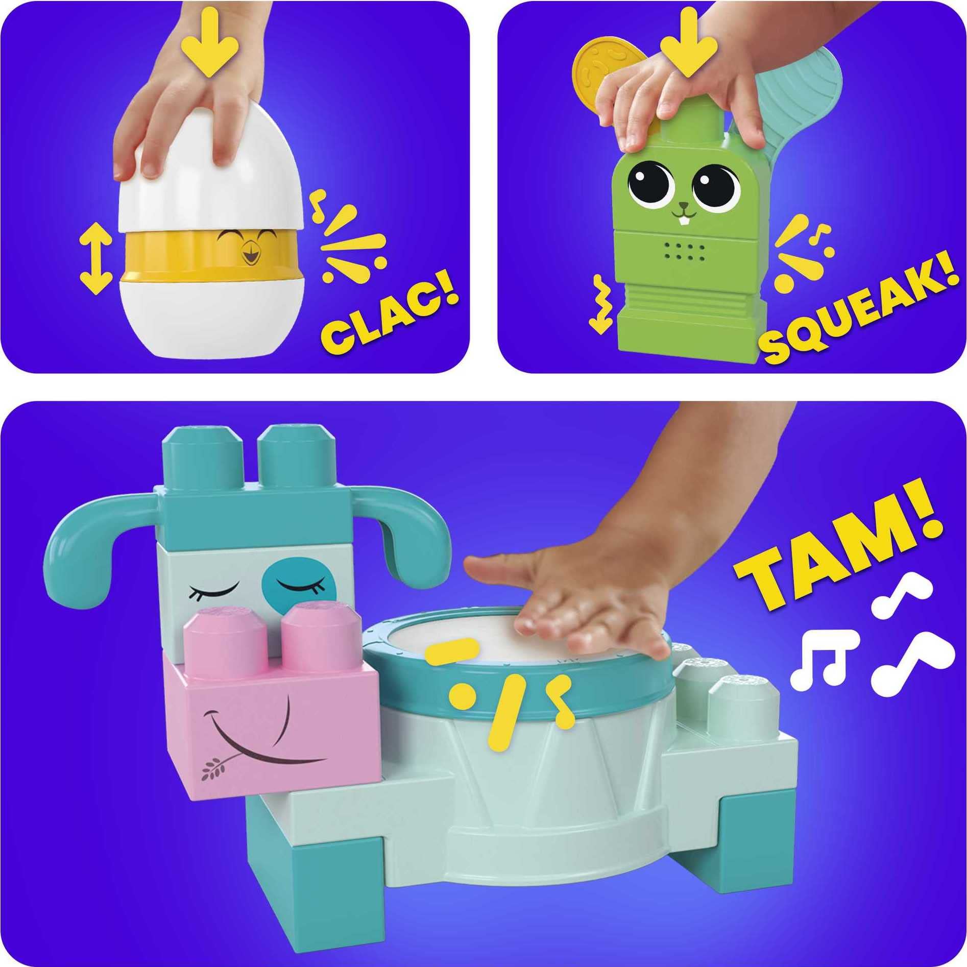 Foto 5 pulgar | Set De Juguetes Building Blocks Mega Bloks Fisher-price Musical Farm - Venta Internacional.