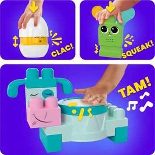 Foto 4 | Set De Juguetes Building Blocks Mega Bloks Fisher-price Musical Farm - Venta Internacional.