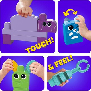 Foto 5 | Set De Juguetes Building Blocks Mega Bloks Fisher-price Musical Farm - Venta Internacional.