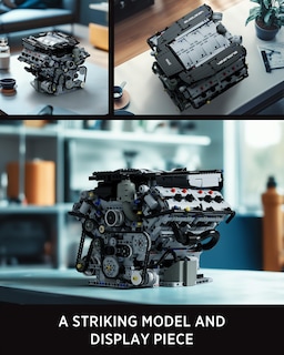 Foto 5 | Set De Construcción Con Motor Nifeliz V8 Modelo 2725 Piezas Para Adultos - Venta Internacional.