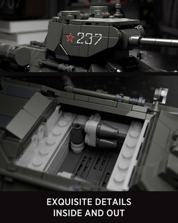 Foto 4 | Set De Construcción Nifeliz T34/85 Tank Ww2 Military 818 Piezas Nf10270 - Venta Internacional.