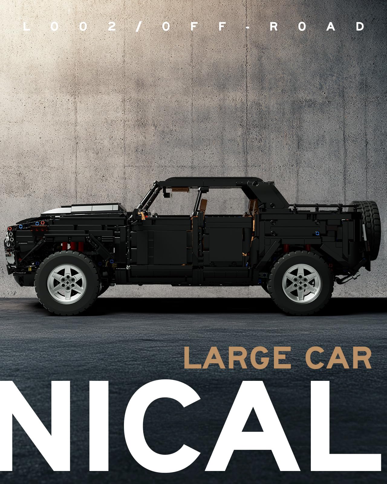 Foto 5 pulgar | Building Set Nifeliz L002, Modelo De Coche Todoterreno Para Adultos - Venta Internacional.