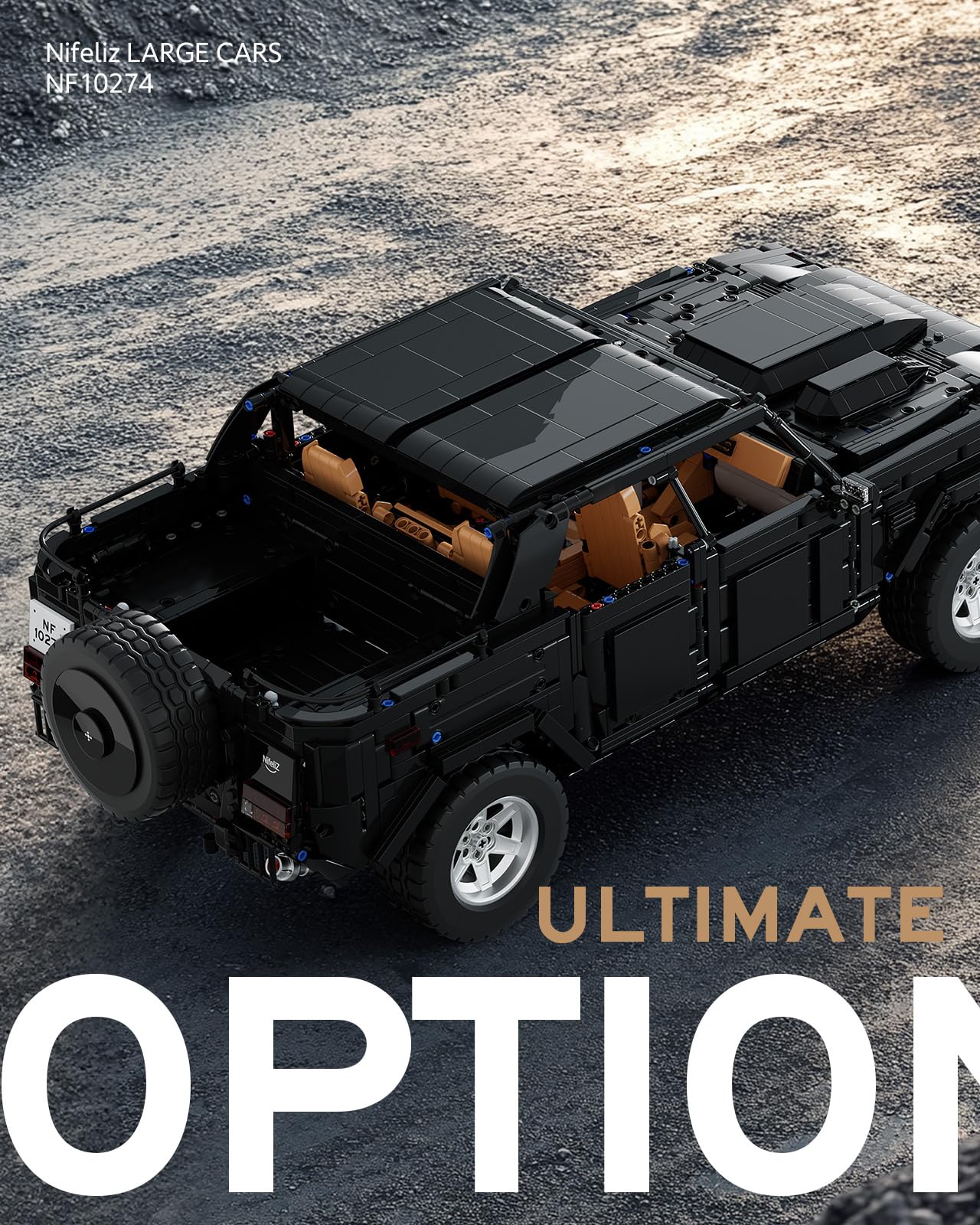 Foto 6 | Building Set Nifeliz L002, Modelo De Coche Todoterreno Para Adultos - Venta Internacional.