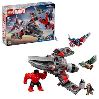 Foto 1 | Set De Construcción Lego Marvel Capitán América Contra Red Hulk 76292 - Venta Internacional.
