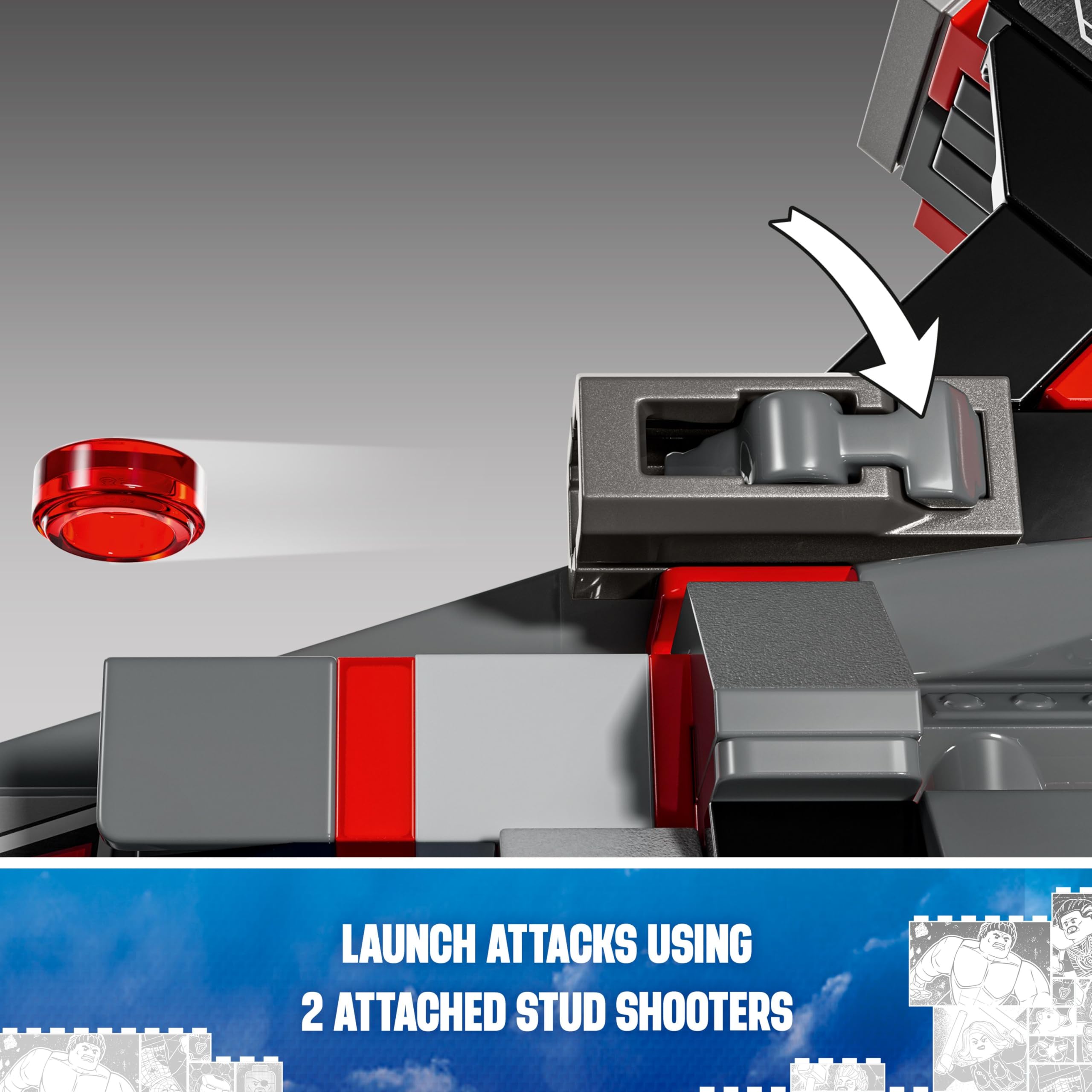 Foto 5 pulgar | Set De Construcción Lego Marvel Capitán América Contra Red Hulk 76292 - Venta Internacional.