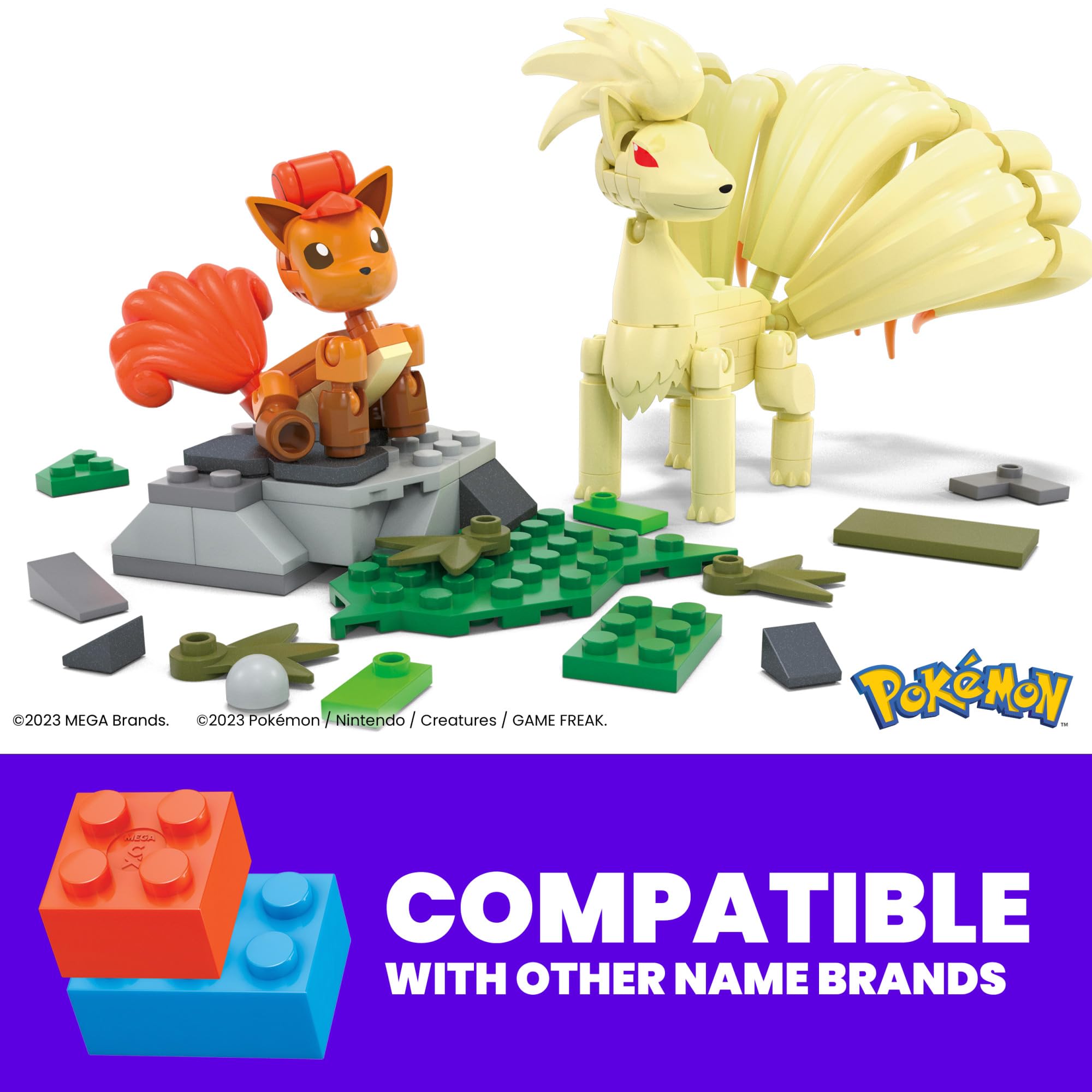Foto 3 pulgar | Set De Construcción Mega Pokémon Vulpix Evolution Con 2 Figuras, 145 Piezas - Venta Internacional.