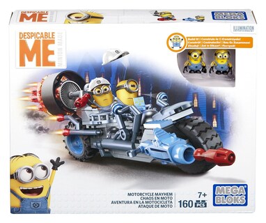 Foto 2 | Kit de Construcción Mega Bloks Despicable Me Motorcycle Mayhem - Venta Internacional