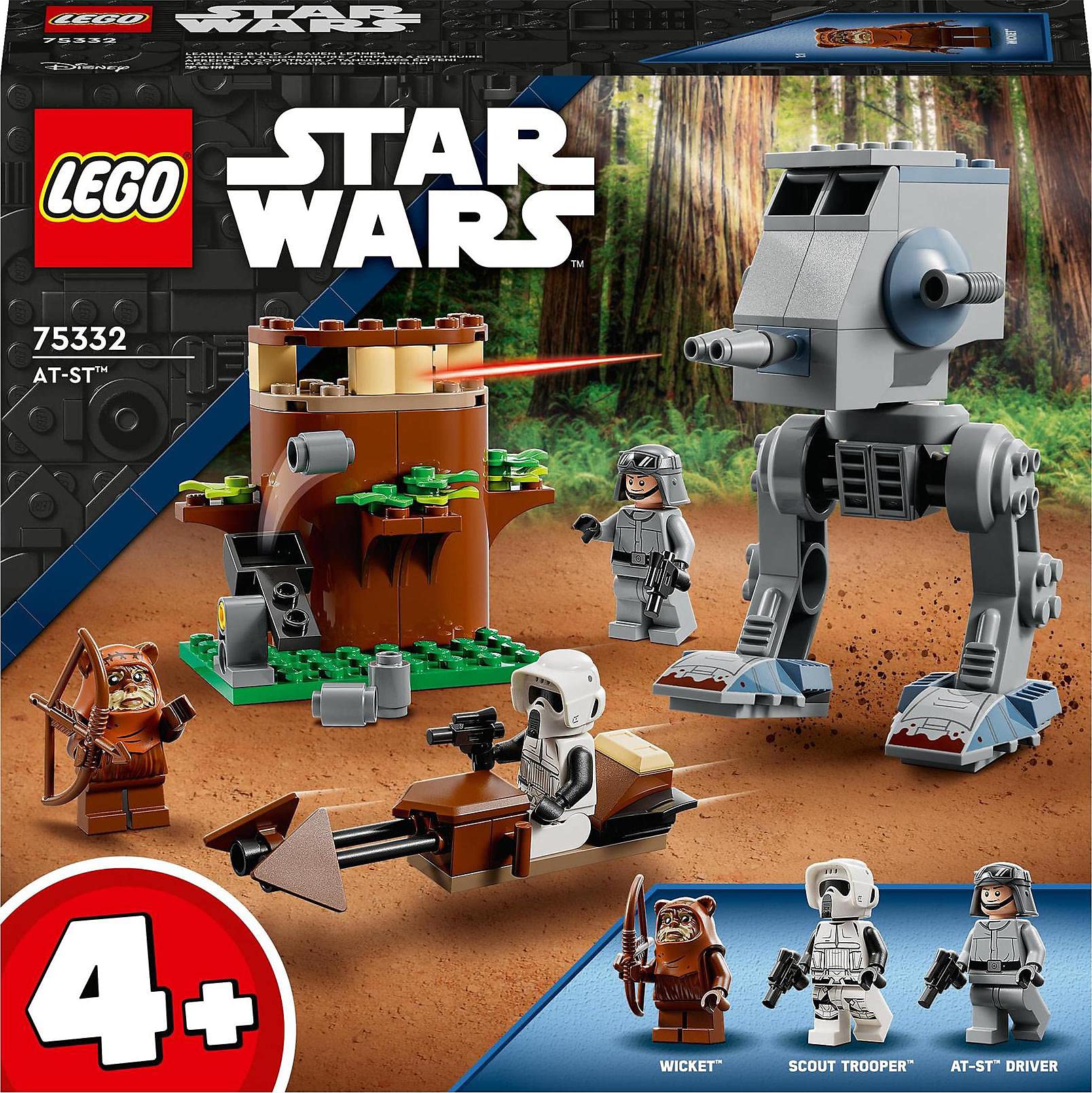 Set De Construcción Lego Star Wars At-st (tm) 75332 Para Niños - Venta Internacional.