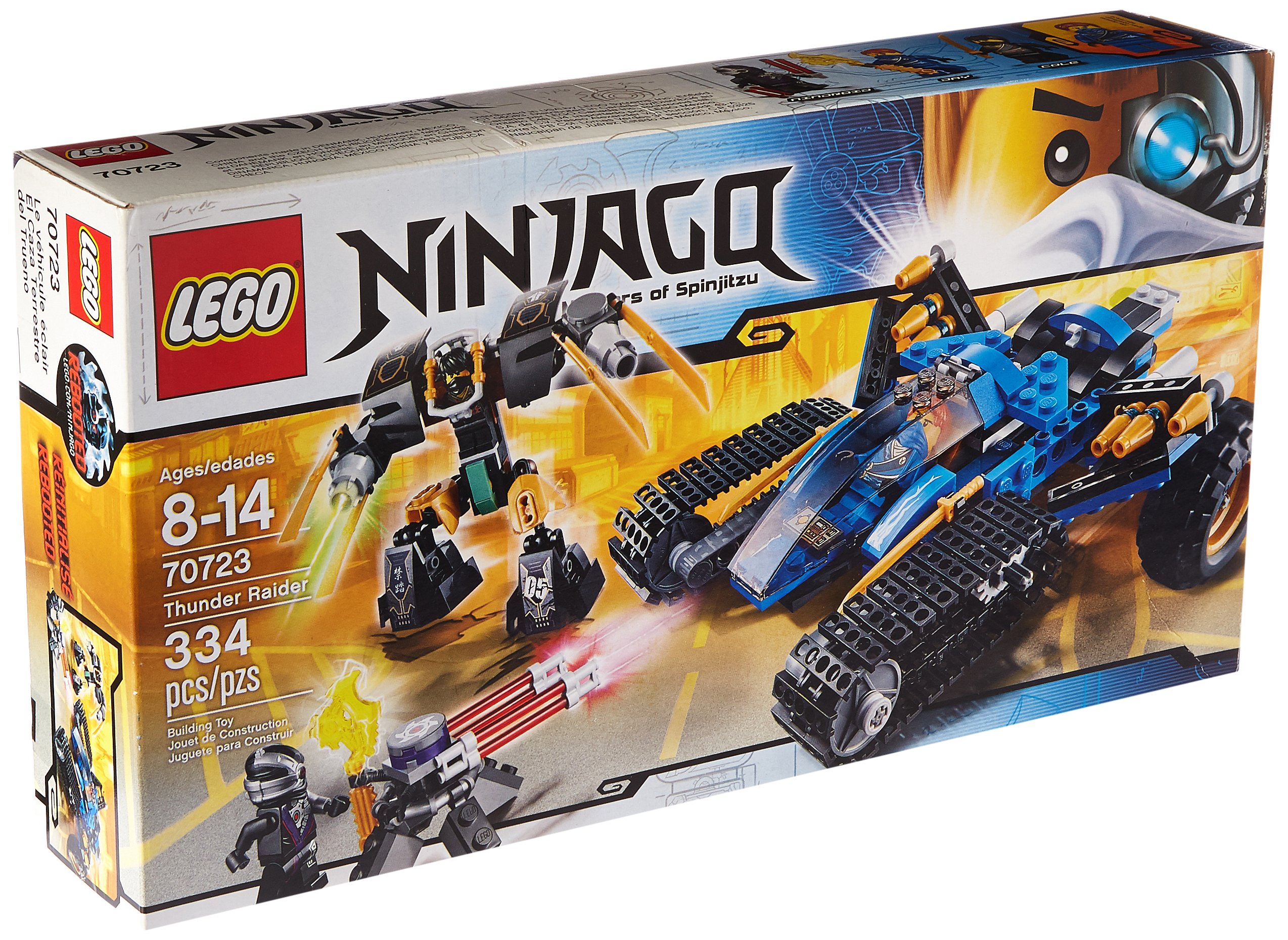 Foto 2 pulgar | Lego Ninjago 70723 Thunder Raider con 3 Minifiguras - Venta Internacional