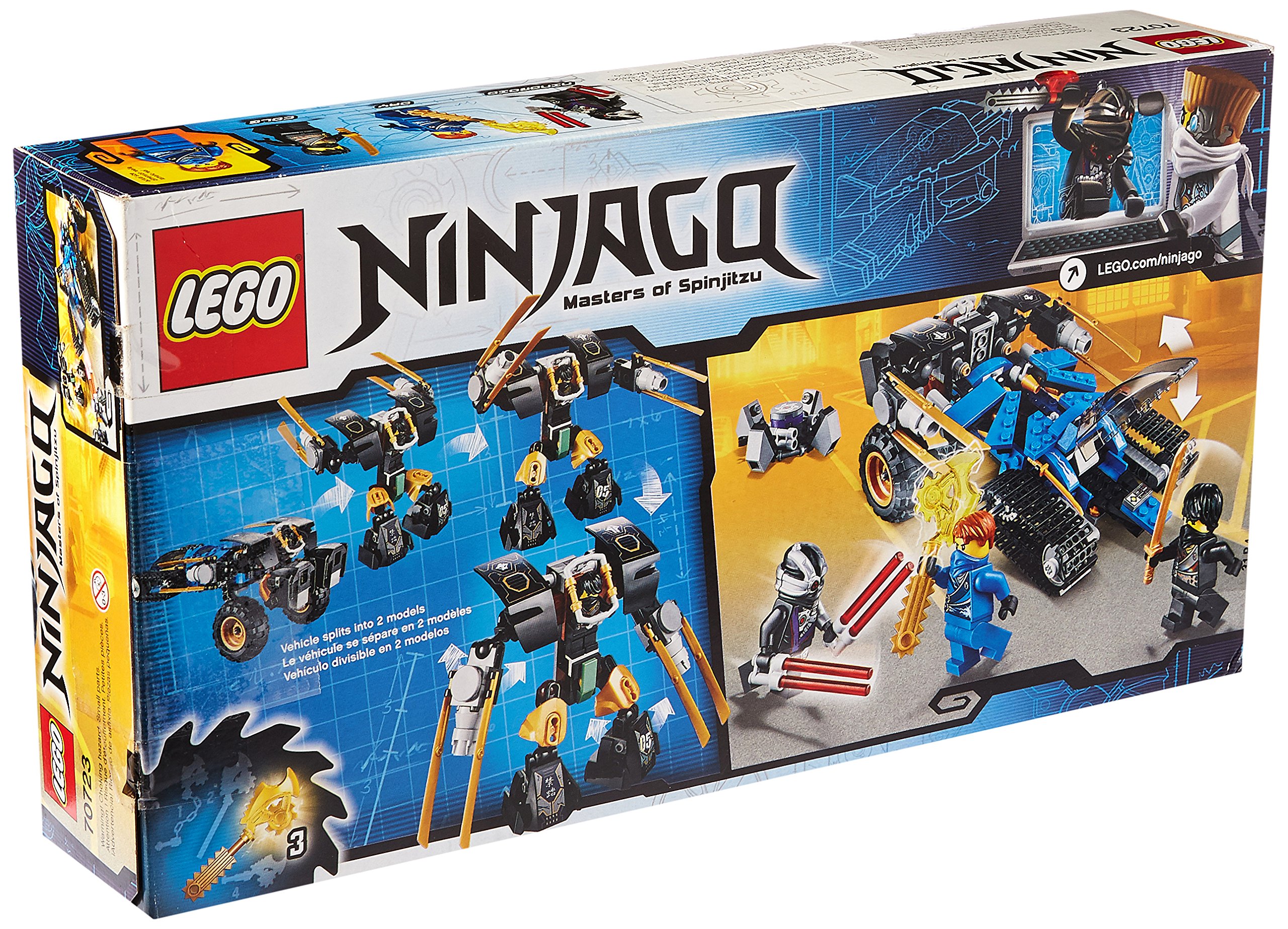 Foto 3 pulgar | Lego Ninjago 70723 Thunder Raider con 3 Minifiguras - Venta Internacional