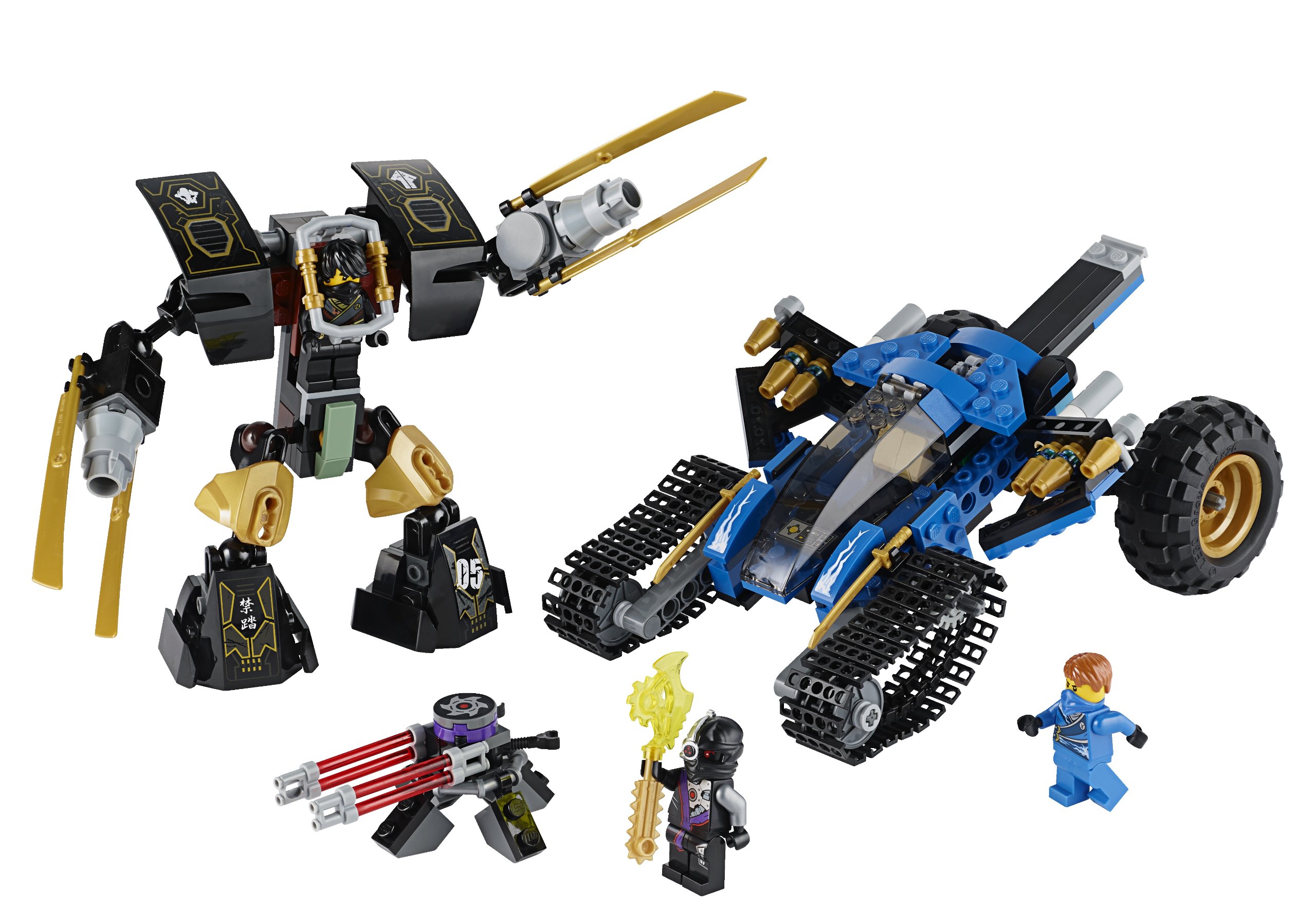 Foto 4 pulgar | Lego Ninjago 70723 Thunder Raider con 3 Minifiguras - Venta Internacional