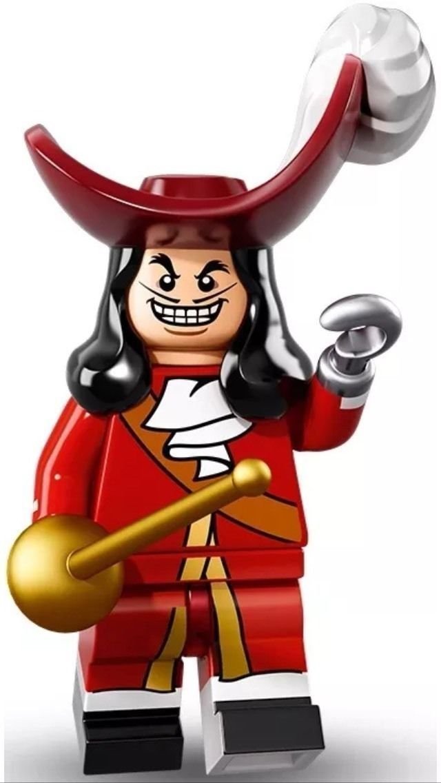 Foto 2 pulgar | Minifigura Coleccionable Lego Disney Series Capitán Garfio - Venta Internacional