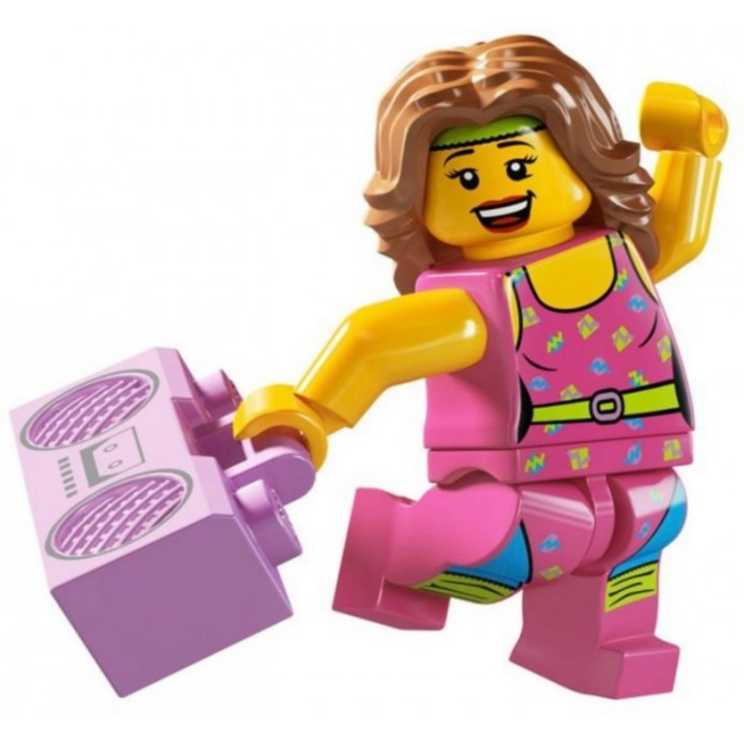 Minifiguras Coleccionables Lego Series 5, Instructor De Fitness - Venta Internacional.