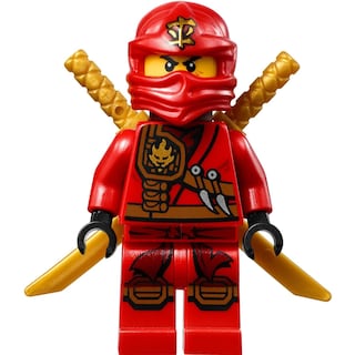 Foto 1 | Minifigura Lego Ninjago Kai Red Ninja Con Soporte Para Espada De 4,5 Cm - Venta Internacional.