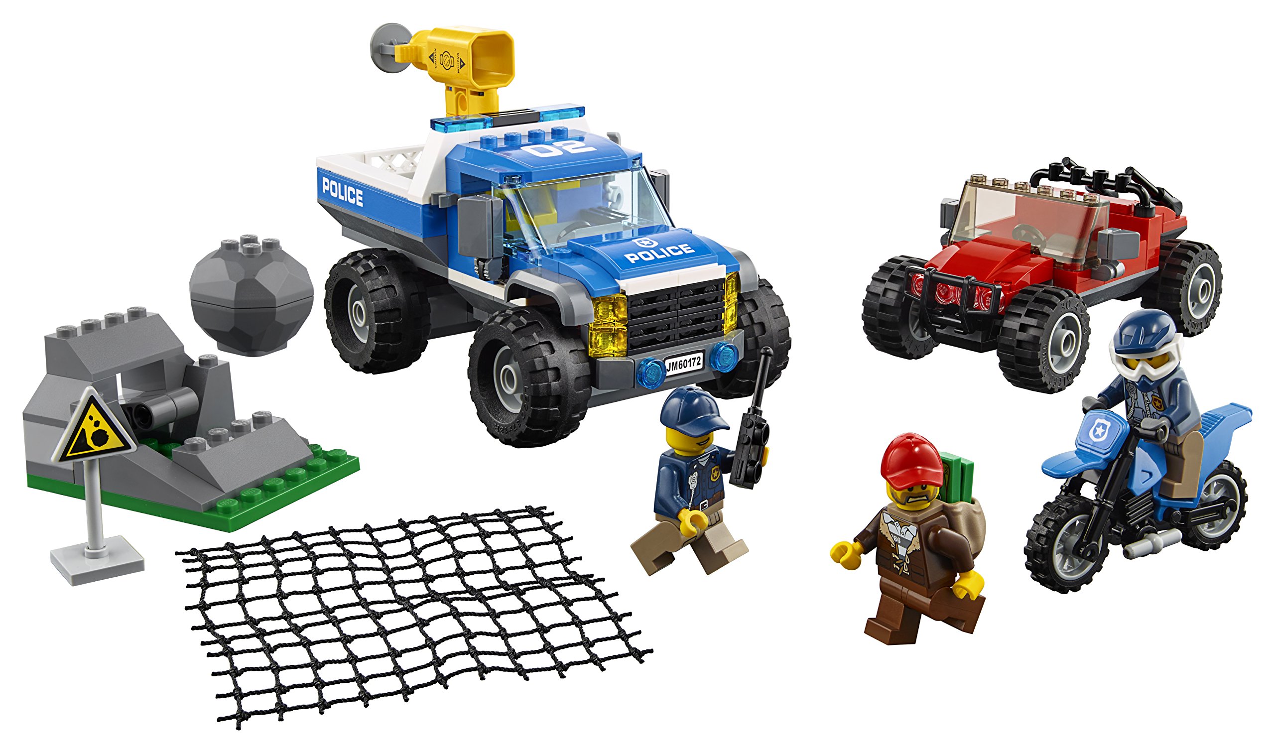 Foto 2 | Kit De Construcción Lego City Dirt Road Pursuit 60172 (297 Piezas) - Venta Internacional.