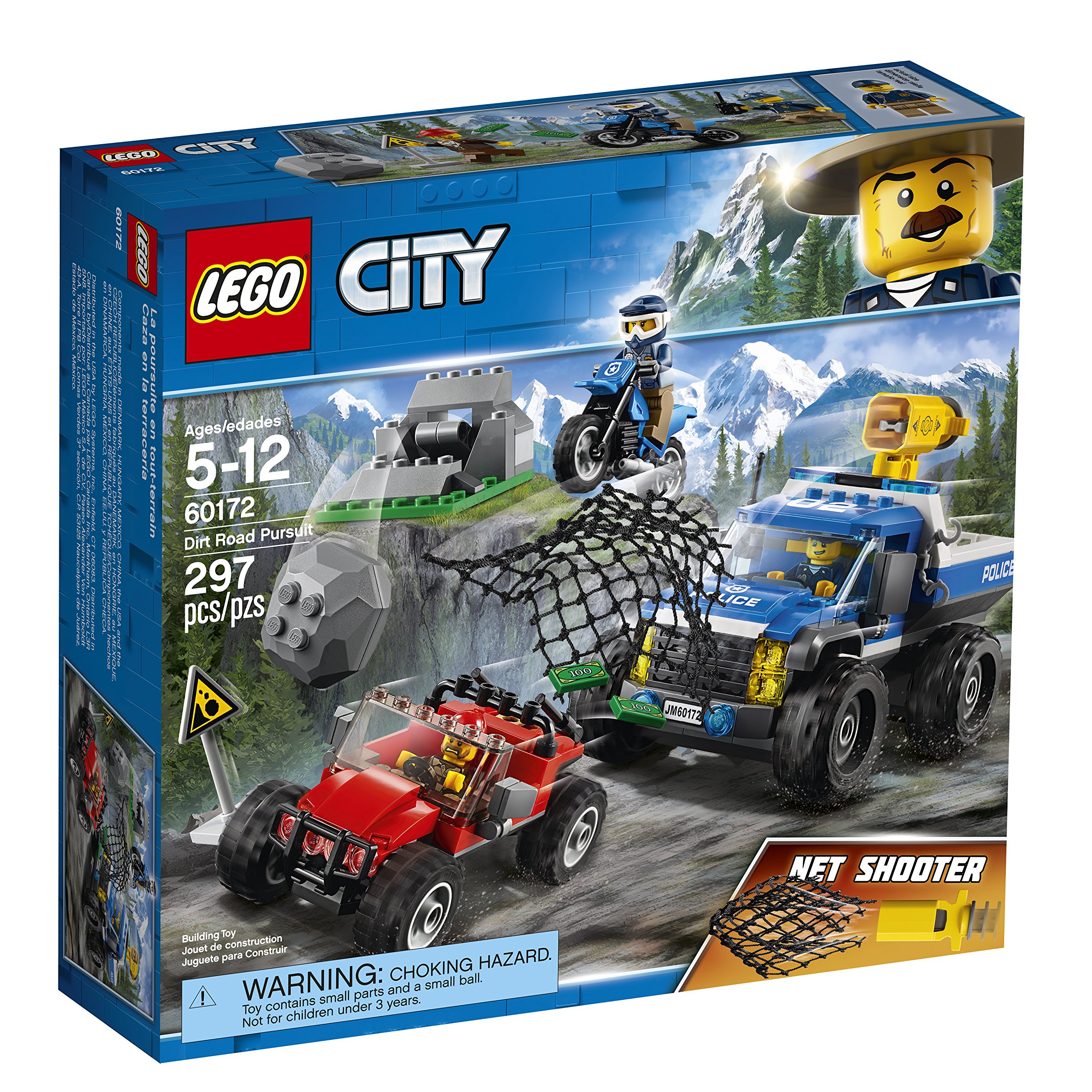 Foto 5 pulgar | Kit De Construcción Lego City Dirt Road Pursuit 60172 (297 Piezas) - Venta Internacional.